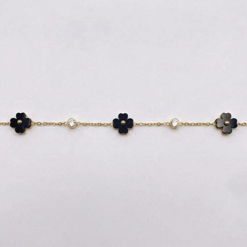 Clover Bracelet Gold - aishabanoco