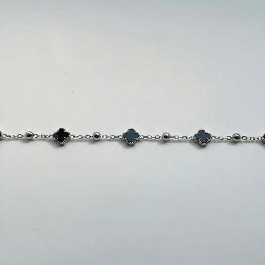 Clover Bracelet Silver - aishabanoco