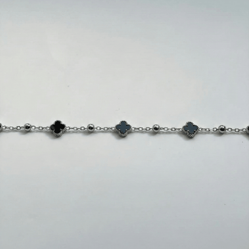 Clover Bracelet Silver - aishabanoco
