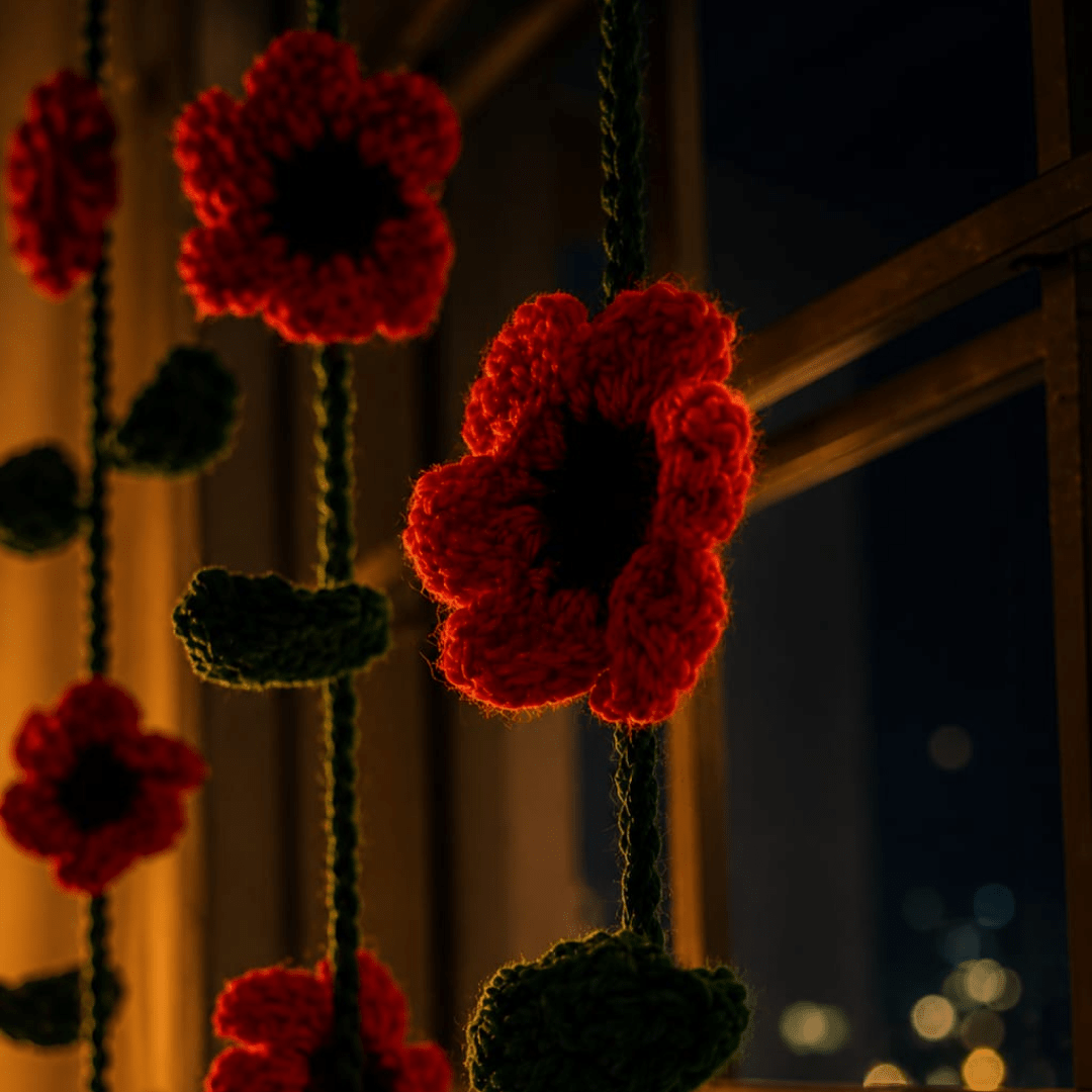 Crochet Bloom Garland - aishabanoco