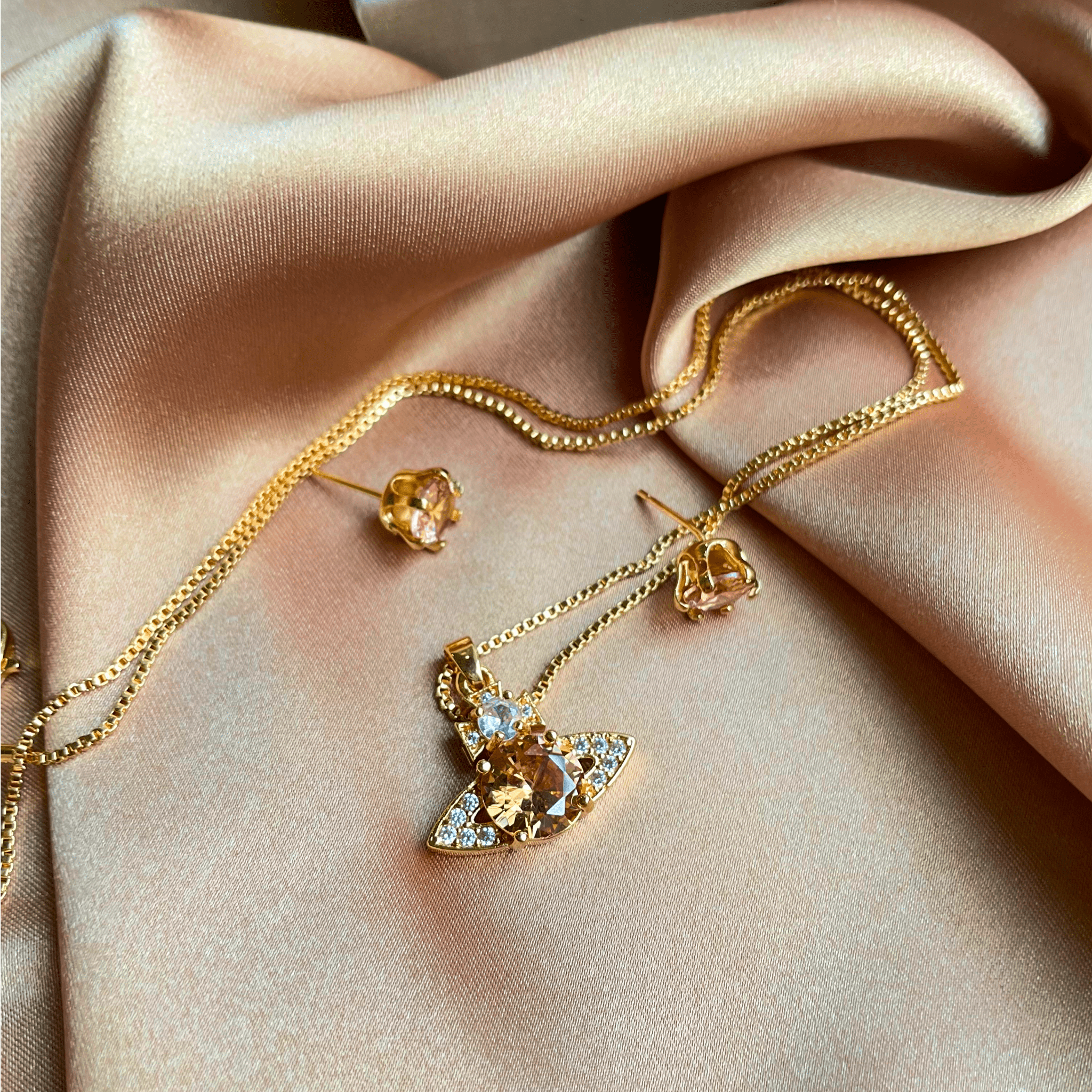 The Celestial - Orange Gold - aishabanoco